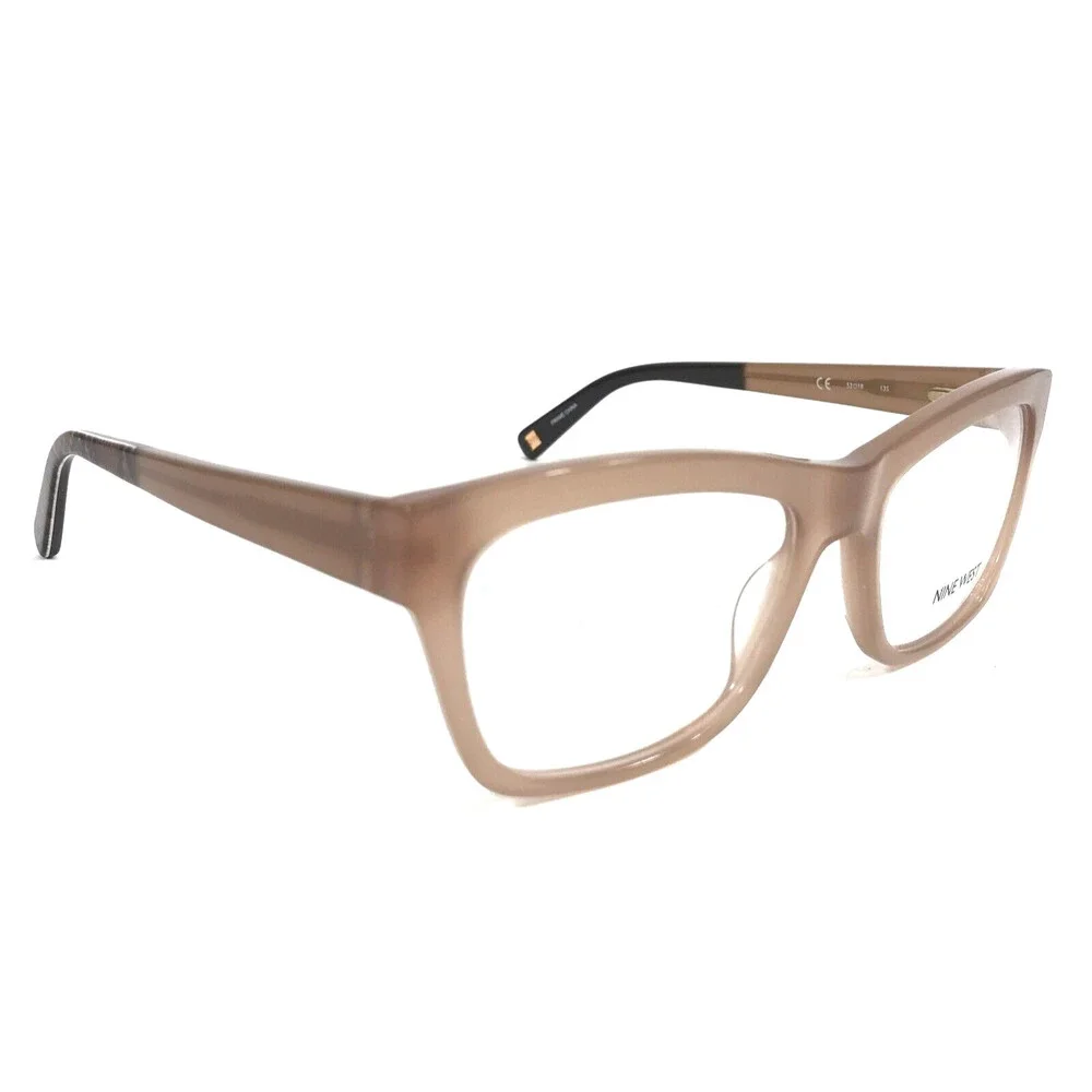 Nine West Eyeglasses Frames NW5083 665 Blush Brown Cat Eye Full Rim 53-18-135